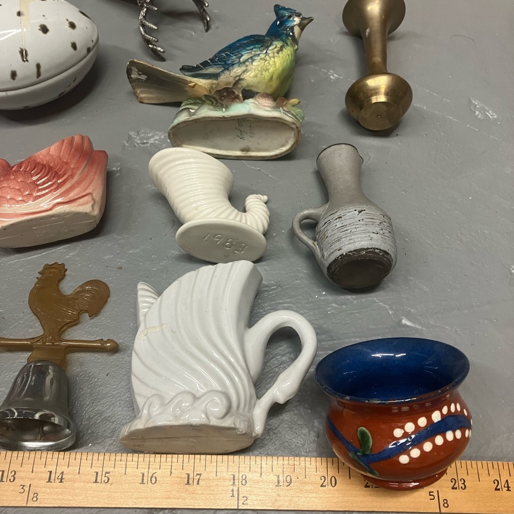 Colorful Ceramic Figurine Collection